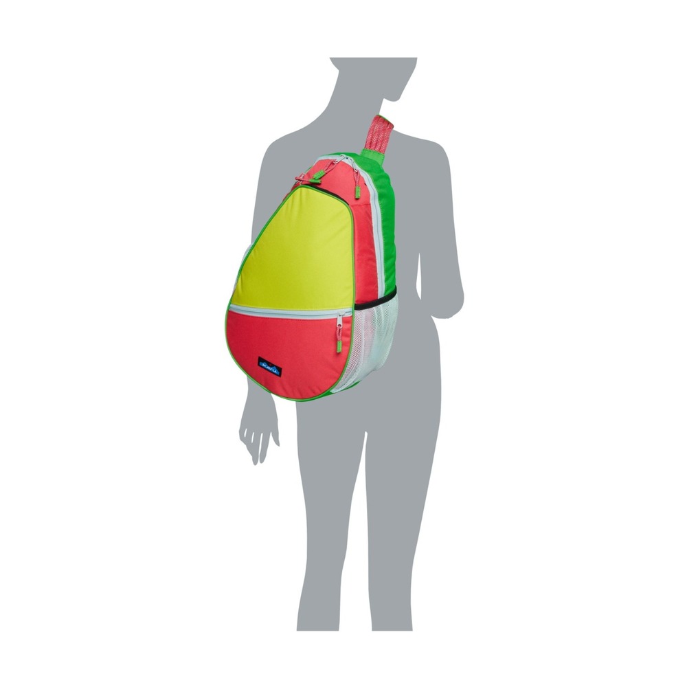 KAVU Topspin Sling Pack Racket Bag Carnival Water-Resistant Multipockets - Picture 5 of 6